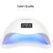 36W SUNUV Led UV Nail Lamp with Timer Sensor and LCD Screen - Ideal for Gel Nail Polish Drying at Home & Salon - Buy Online on SooperMarket.com