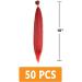 Red Striped Synthetic Feather Hair Extension Stick - 16 inch | Prinfantasy BZ239 - Buy Online on SooperMarket.com