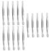 NOLITOY 3 Sets Eyelashes Clamp Tweezers for Eyelash Extensions Lash Tool Eyelash Applicator Tool Eyelashes Makeup Tool Eyelash Tweezers Eyelash Extension Clip Lady Tools Lash Clip Bevel 10.5x1cmx3pcs