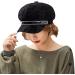 Danse Jupe Women's Black Newsboy Cap for Fall/Winter - Stylish and Functional Artist Hat - Buy Online on SooperMarket.com