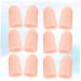 Healeved Silicone Gel Toe Sleeve Protectors - 18 Pairs/12pcs Anti-Friction Toe Covers - Skin Color - 4.5X2.1 cm - Buy Online on SooperMarket.com