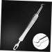 FOYTOKI 9 Pcs Clip Comedone Pimple Extractor Blackhead Tweezers Tool Blackheads Silver Stainless Steel - Buy Online on SooperMarket.com