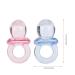 Mini Acrylic Baby Pacifiers - 100 Pcs Birthday Party Decorations & Baby Baptism Favors - Colorful Transparent Mix - Buy Online on SooperMarket.com