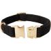 YUDOTE Ultra-Soft Cotton Dog Collar for Small Dogs with Sensitive Skin - Black S (1 Pack) - International Shipping Available - Buy Online on SooperMarket.com