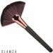 Glamza Face Makeup Fan Brush Large Black/Gold - Buy Online on SooperMarket.com