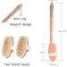 Spclsim Bath Brush Set - Body Exfoliating & Back Cleaning Scrubber with Long Wooden Handle - Buy Online on SooperMarket.com