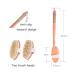 Spclsim Bath Brush Set - Natural Loofah Shower Brush and Body Scrubber for Men and Women - Gentle Exfoliating and Circulation Boost - Buy Online on SooperMarket.com