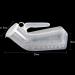 Mobile Toilet Potty Pee Urine Bottle Urinal Portable Men's Transparent Plastic Material 1000Ml Capacity - Buy Online on SooperMarket.com