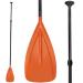 LBW SUP Paddle 3 Piece Stand Up Paddleboard Paddles Floating Portable Stand-up Paddle Oars Boat Paddle Board Accessories Adjustable Double Holes Lock Sturdy & Ergonomic for Surfing Beginner Orange