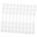Gatuida Stand Hook Mask Strap Extender 10 Pcs Mask Hook Retaining Rope White Silica Gel Earrings Face Mask Buckle Face