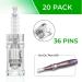 Dr. Pen Ultima A10 Replacement Cartridges (20 Pack) - 36 Pins (0.25mm) - Disposable Bayonet Slot Parts - Buy Online on SooperMarket.com