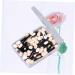 MUSISALY 50 Pcs Makeup Tools Eyeshadow Makeup Brushes Makeup Application Double Head Eyeshadow Brushes Black Size 1 Black - Buy Online on SooperMarket.com