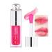Aaiffey Hydrating Plumping Lip Glow Oil Moisturizing Lip Tint Transparent Oil Lip Care Non-sticky Glossy Lip Glow Fresh Texture Primer Lip Balm (Cherry)