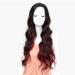 SHIYID Long Wavy Blonde Lace Front Wig - Red Synthetic Hair for African American Women | Shop Now - Buy Online on SooperMarket.com