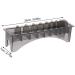 Rectangular Plastic Blade Organizer for 10 Blades Clipper Comb Holder Storage Case Rack 10 Grid Base for Hair Clipper Limit Comb Guide Comb - Buy Online on SooperMarket.com