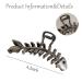 Fish Bone Hair Claw Clip - Non-slip Hair Styling Accessory for Women - Black Fishbone Design - Buy Online on SooperMarket.com