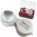 30x21mm Triplet Loupe Jeweller Magnifying Glass Magnifier with Metal Construction and Optical Glass Silver Superior Quality and Creative - Buy Online on SooperMarket.com