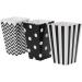 HOMSFOU 48pcs Popcorn Carton Party Bag Gift Bag Party Candy Cartons Candy Bar Bag Candy Buffet Bags Candy Bag European and American 1 count (Pack of 1) Black - Buy Online on SooperMarket.com
