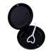 Colcolo Retainer Case Holder Portable False Box Holder Case Cup Storage Container Travel Mouth Guard Case Black