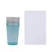 Nail art sticker women party decor nail art stamp single head not deformed fluorescent silicone nail stamp scrapple transparent tool for manicure - fluorescent blue