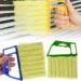 Cleaner Cloth Brushes Louver Curtain Cleaning Brush Vent Blinds Car Window Groove Shutter Duster Air Conditioner Cleaning Tool 1pc Green - Buy Online on SooperMarket.com