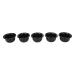 Beard Soap Dish Luxurious Durable 5-Piece Beard Foam Bowl with Glossy Surface Space Saving Mansion