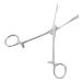 HAPINARY Reptile Feeding Clip Feeding Tools Aquarium Tongs Extra Long Silver Stainless Steel