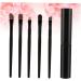 Healeved 5pcs Eyeshadow Brush with Case Eyeshadow Brush Kit Liner Brush for Eyes Blackriflecoffee - Buy Online on SooperMarket.com