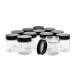 Hoa Kinh 4Ounce Glass Jars with Lids, 12 Pack Mini Glass Jars, Round Set Glass Jars Canning Storage Jars Containers for Storing Lotions, Powders, and Ointments 4oz-12pack