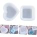 Tofficu 6 Pcs Dish Silicone Mold Molde De Para Resina Square Tray Keychain Mold Diy Plate White - Buy Online on SooperMarket.com