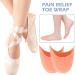 JHIALG Silicone Gel Toe Cushioning Covers - 2 Pair Ballet Dance Toe Caps for Girls & Women - Buy Online on SooperMarket.com