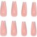 RUNRAYAY Pink French Fake Nails - Sequins Splicing Press On False Nails Kit for Women and Girls - Buy Online on SooperMarket.com