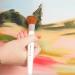 Silver Brush Limited 8036MD Silver Jumbo Landscape Oval Brush - Medium Size, Short Handle for Large Murals, Easel Painting, and Furniture - Buy Online on SooperMarket.com