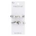 Scunci Neutral Pearl Marble Hair Barrettes  2-Piece