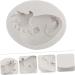 EXCEART Easter Candle Molds Clay Making Tools Easter Dessert Easter Egg Mould Easter Jelly Cupcake Topper Decorating Polymer Silicone Dragon Candy Mold Easter Snack Mousse Chocolate White - Buy Online on SooperMarket.com