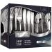 300 Plastic Silverware Set - Disposable Cutlery Utensils - Heavy Duty Bulk Flatware Set Silver - 100 Forks, 100 Spoons, 100 Knives - Buy Online on SooperMarket.com