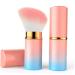1pc Retractable Foundation Blending Blush Highlighter Brush Portable Comestic Brush for Cream Powder Women Girl Face Make Up Supplies
