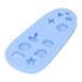 Sensory Silicone Baby Teether Toy - Prevents Thumb Sucking, Improves Coordination (Blue) - Buy Online on SooperMarket.com