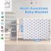 Miracle Baby Cotton Muslin Swaddle Blanket - 115x150cm - Pandaa Layer - Boys & Girls - Summer Essential - Buy Online on SooperMarket.com