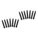 WOONEKY 100 Pcs Eyeshadow Brush Kit Makeup Eyeshadow Brush Women Eyeshadow Brush Eye Shadow Applicator Black