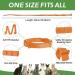 Cat Repellent Treatment Adjustable Cat Repellent Collars Natural Protection Repellent Collar for Cats Water Resistant Repellent Collar for Cats Small-Medium-Large Orange 4pack - Buy Online on SooperMarket.com
