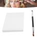 Buy L Size Disposable Mixing Palette | Waterproof Makeup Paper & Double Ended Brush - Ideal for Nail Art & Painting - Buy Online on SooperMarket.com