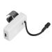 LED Ear Pick Lamp Ear Wax Removal Tool Multifunction 3 Speeds USB Rechargeable Ear Pick Thumb Lamp for Ear Cleaning(White)