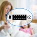 Forehead Thermometer Temperature Indicator Strip with Protective Case - The Easiest Temperature Thermometer to Use Baby Kids Adults - Buy Online on SooperMarket.com