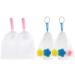 4 pieces foam net foam net facial cleansing shower bubble net easy bubble net