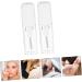 FOYTOKI 2pcs Eyelash Raincoat Clear Raincoat Clear Rain Coat Essence Mascara Gels Plastic Transparent - Buy Online on SooperMarket.com