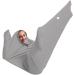 Kangxysq The sensory socks for children with autism between the ages of 3 and 18 which improves their balance and reduces their sensitivity to stress (color: gray size: large/l) Large/l gray