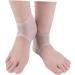 minkissy 3 Pairs Heel Soreness Relief Cushion Sleeves Shoe Inserts Silica Protective Sleeve Pedicure Heel Crack Men and Women White Soft - Buy Online on SooperMarket.com