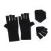 FOMIYES 3 Pairs Nail Gloves Gel Manicure Gloves Nail Sun Protector Gloves Gloves Fingerless Driving Gloves Gloves for Gel Manicure Miss Polyester Skin Care Fingers - Buy Online on SooperMarket.com