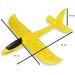 Dlb Airplane Toy - 36cm Yellow Outdoor Throwing Glider | Best International Shipping - Buy Online on SooperMarket.com
